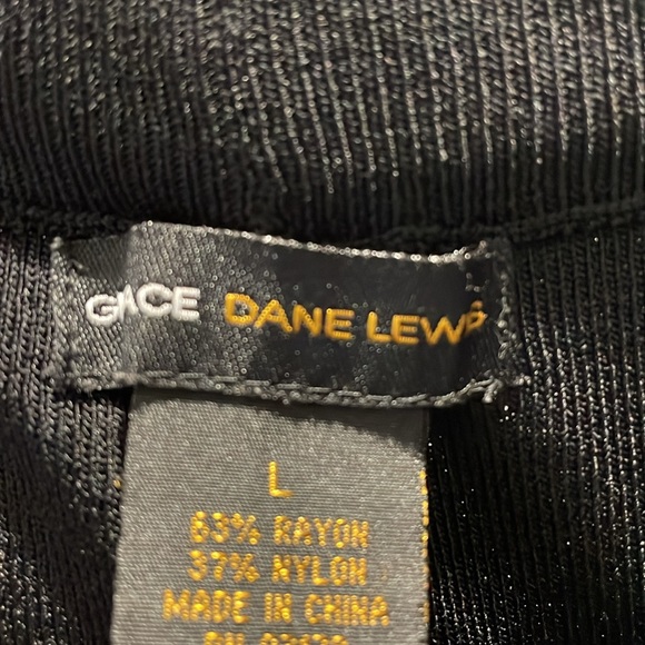 Grace Dane Lewis 2 pc Rayon/Nylon long jacket (XL) and palazzo pant (L). Sheen. - Picture 5 of 14